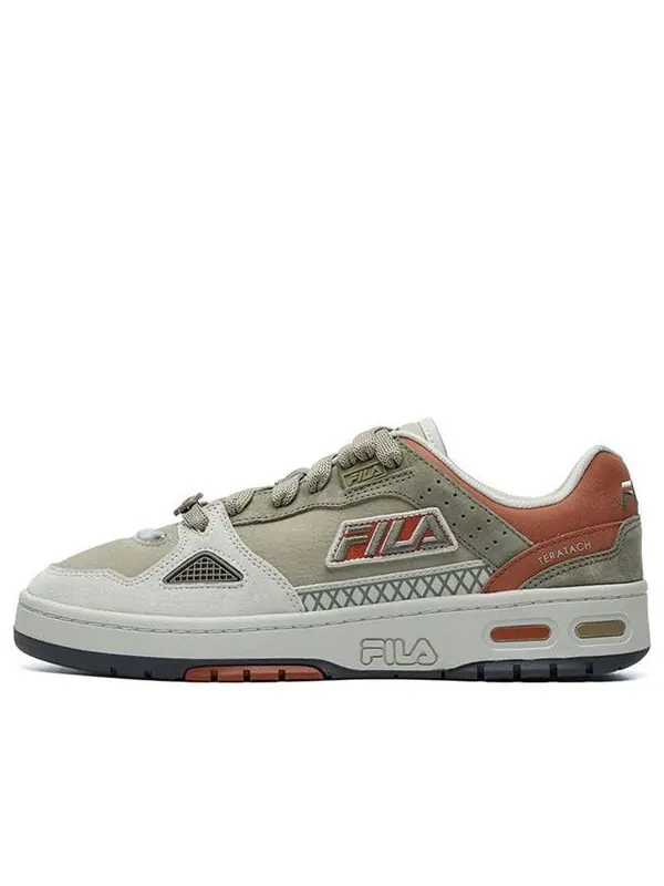 Кроссовки teratach skate shoes 'green white' Fila Fusion — изображение 1 из 4, зеленый/оранжевый/белый