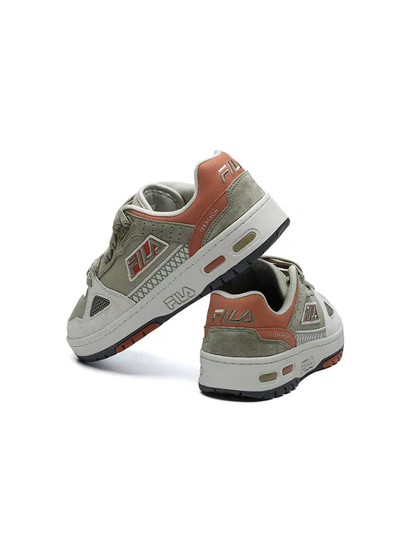 Кроссовки teratach skate shoes 'green white' Fila Fusion — изображение 4 из 4, зеленый/оранжевый/белый