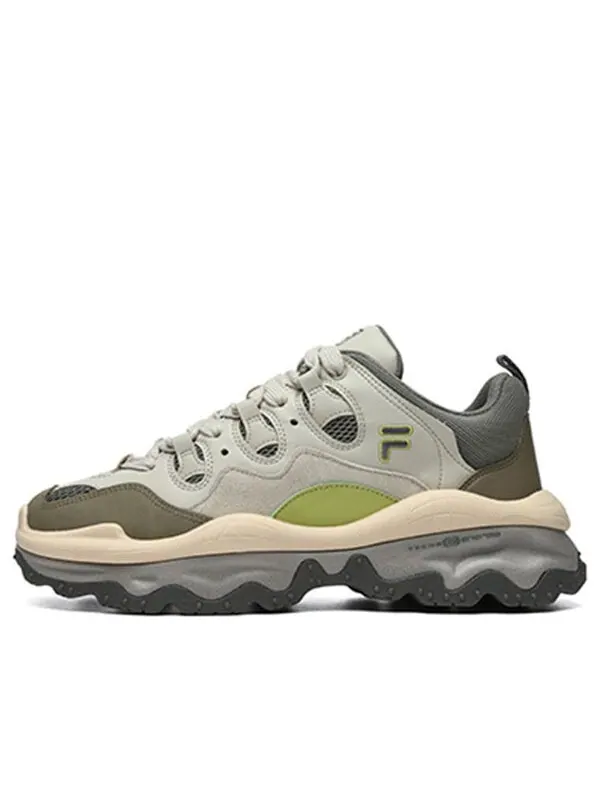 Кроссовки qd96 athletic shoes 'grey green' Fila Fusion — изображение 1 из 4, серый/зеленый