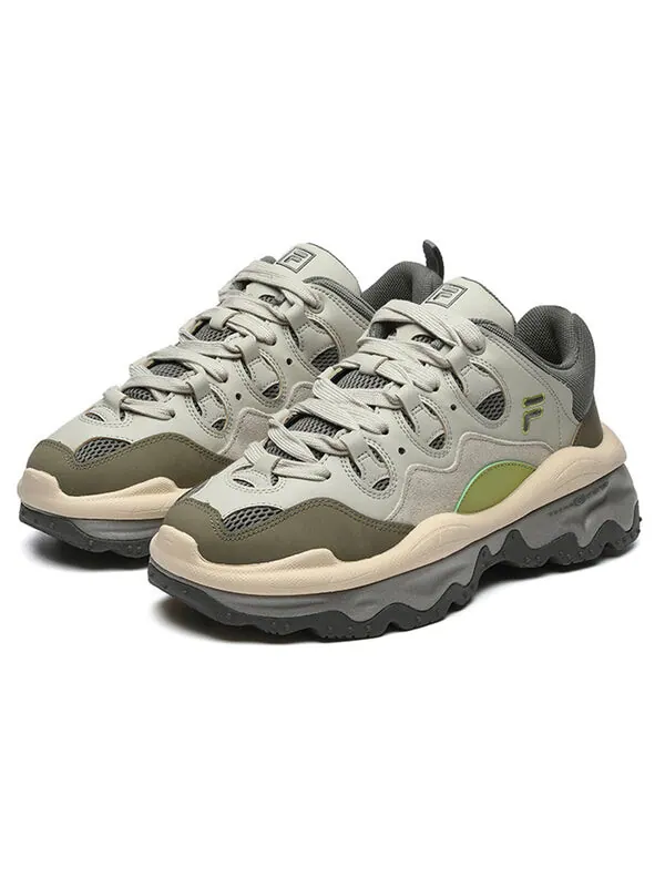 Кроссовки qd96 athletic shoes 'grey green' Fila Fusion — изображение 3 из 4, серый/зеленый