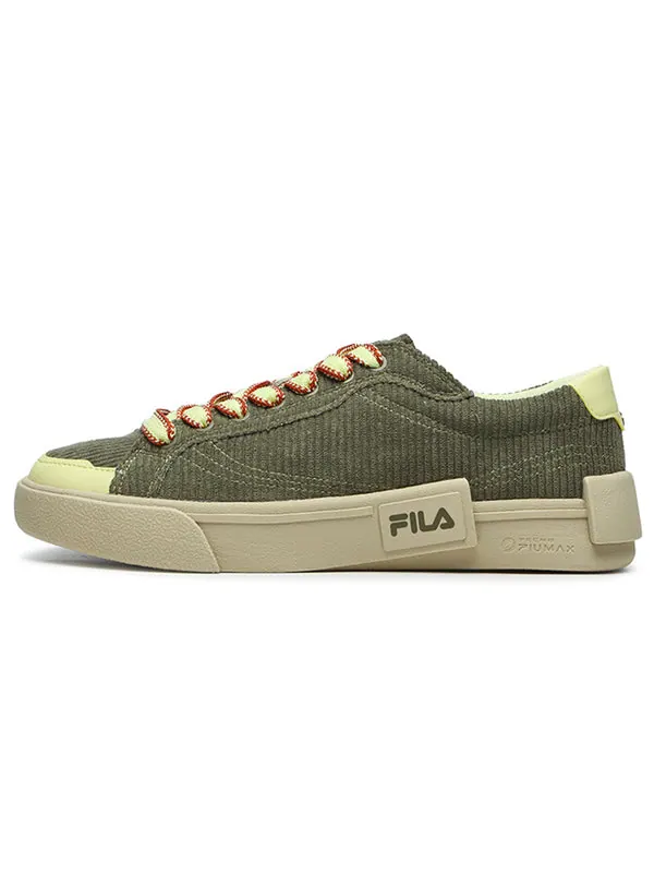 Кроссовки pop skate shoes 'olive green white' Fila Fusion — изображение 2 из 4, оливковый зеленый/белый