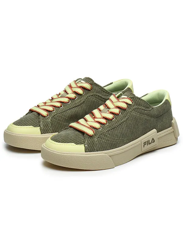 Кроссовки pop skate shoes 'olive green white' Fila Fusion — изображение 3 из 4, оливковый зеленый/белый
