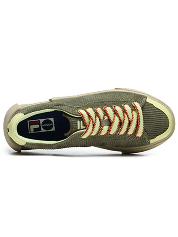 Кроссовки pop skate shoes 'olive green white' Fila Fusion — изображение 4 из 4, оливковый зеленый/белый