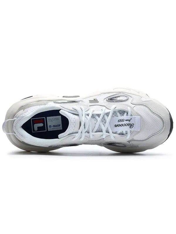 Кроссовки x raccoon sneakers 'white grey' Fila Fusion — изображение 3 из 4, белый/серый