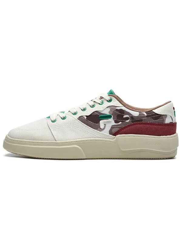 Кроссовки lifestyle skate shoes 'white brown' Fila Fusion — изображение 2 из 4, белый/коричневый/красный