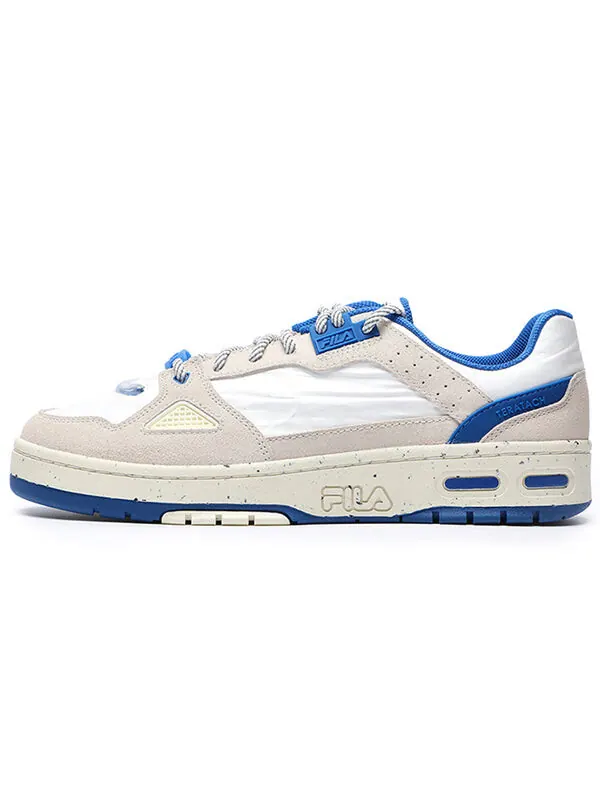 Кроссовки teratach x marcelo burlon shoes 'beige white blue' Fila Fusion — изображение 2 из 4, синий/белый/серый
