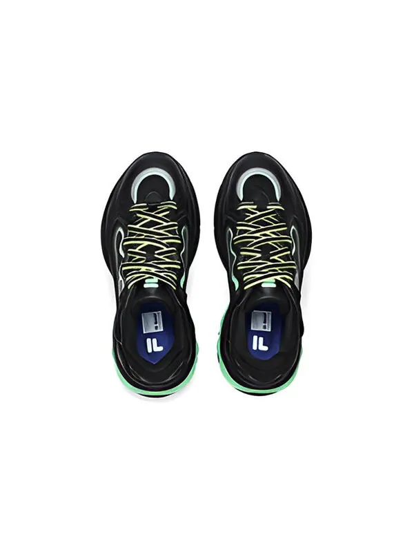Кроссовки palette sneakers 'black green' Fila Fusion — изображение 3 из 4, черный/зеленый