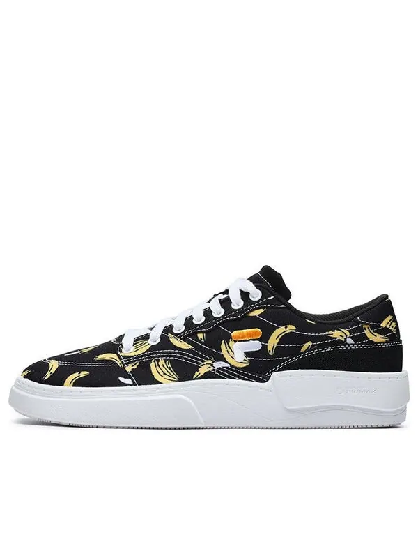 Кроссовки graphic print skate shoes 'black yellow' Fila Fusion — изображение 1 из 4, черный/желтый/белый