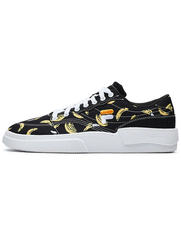 Кроссовки graphic print skate shoes 'black yellow' Fila Fusion — изображение 2 из 4, черный/желтый/белый