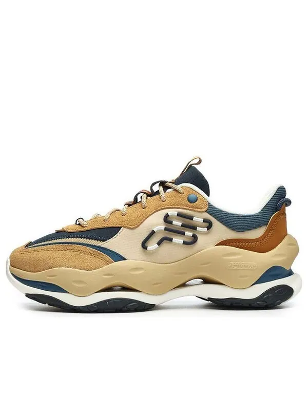 Кроссовки cheese sneakers 'yellow' Fila Fusion — изображение 1 из 4, желтый/белый//коричневый