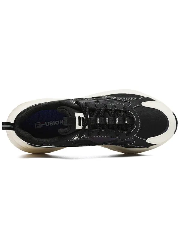 Кроссовки running shoes 'black white retro' Fila Fusion — изображение 3 из 4, черный/белый