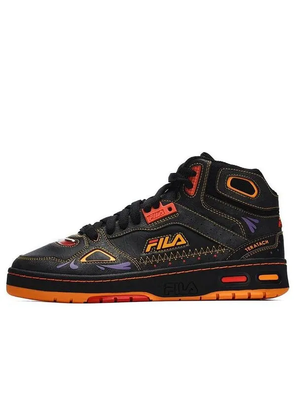 Кроссовки teratach-pack sneakers 'black orange' Fila Fusion — изображение 1 из 4, черный/оранжевый