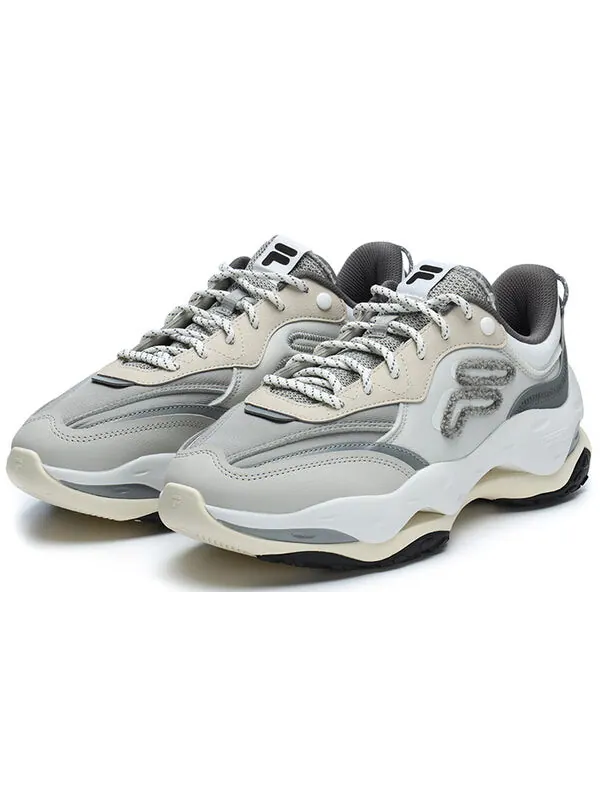 Кроссовки daddy shoes 'white grey' Fila Fusion — изображение 2 из 4, белый/серый