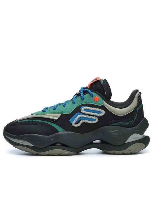 Кроссовки daddy shoes 'black green' Fila Fusion — изображение 1 из 4