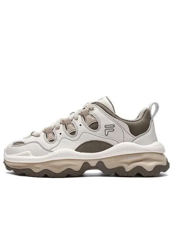Кроссовки qd96 athletic shoes 'white brown' Fila Fusion — изображение 1 из 4, белый/коричневый