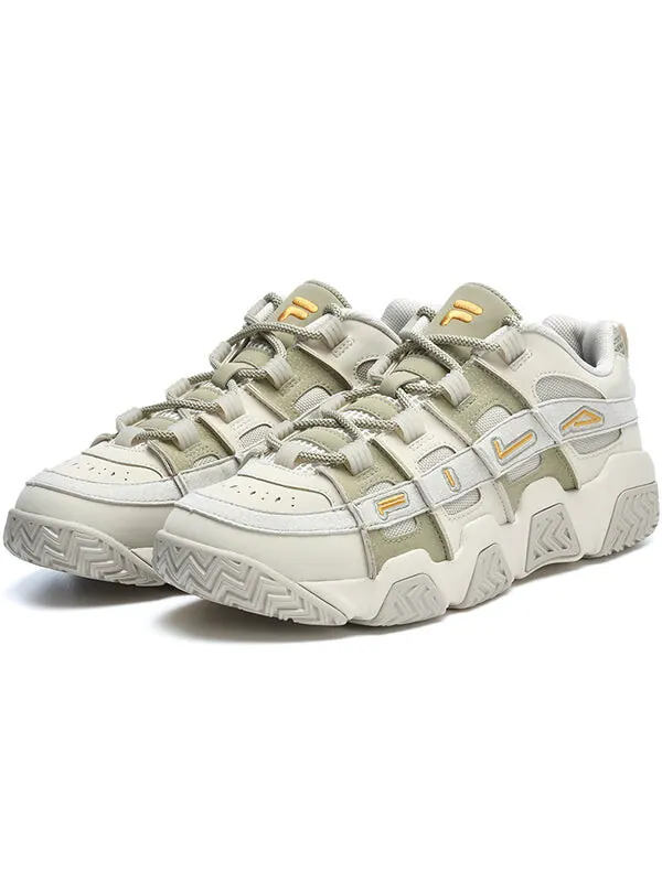Кроссовки barricade baseball shoes 'white grey' Fila Fusion — изображение 2 из 4, белый/серый/зеленый