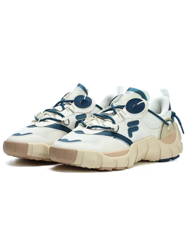 Кроссовки lifestyle sport shoes 'white teal' Fila Fusion — изображение 2 из 4, белый