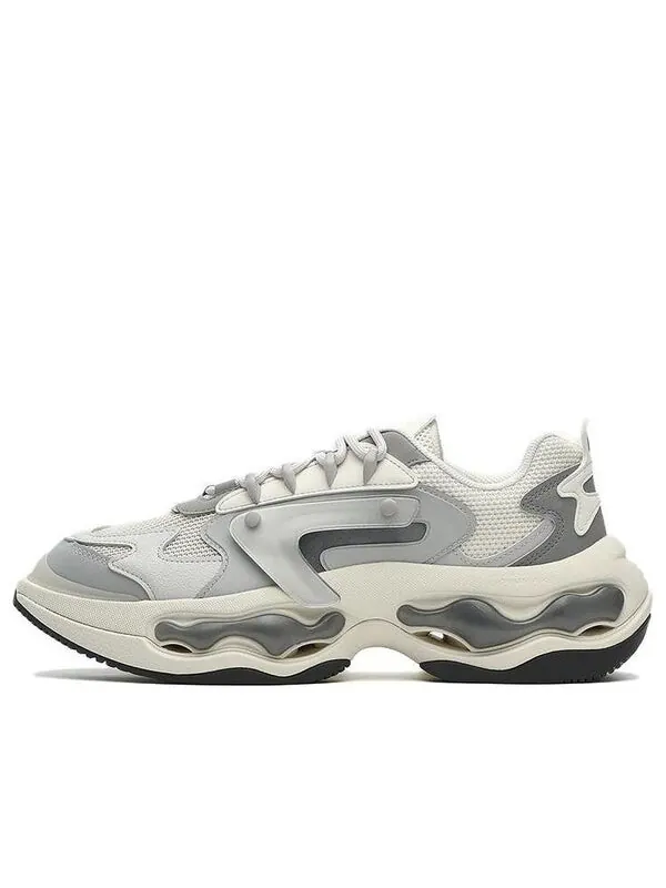 Кроссовки vintage daddy shoes 'white grey' Fila Fusion — изображение 1 из 4, белый/серый