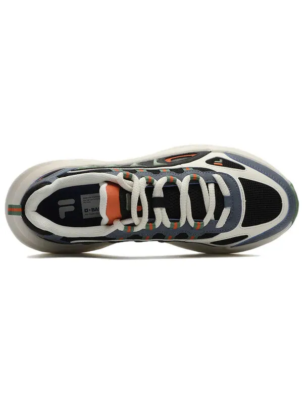 Кроссовки fashion daddy shoes 'black grey' Fila Fusion — изображение 2 из 4, серый/черный/зеленый
