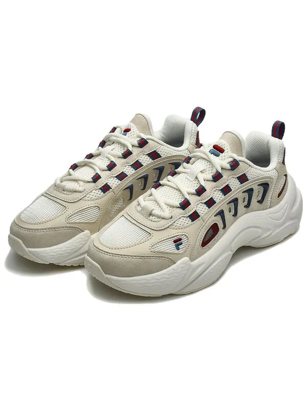 Кроссовки fashion daddy shoes 'beige' Fila Fusion — изображение 3 из 4, бежевый/красный