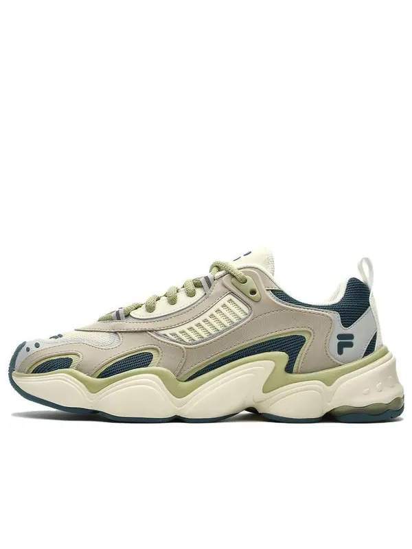 Кроссовки tenacity sneakers 'beige green' Fila Fusion — изображение 1 из 4, бежевый/зеленый