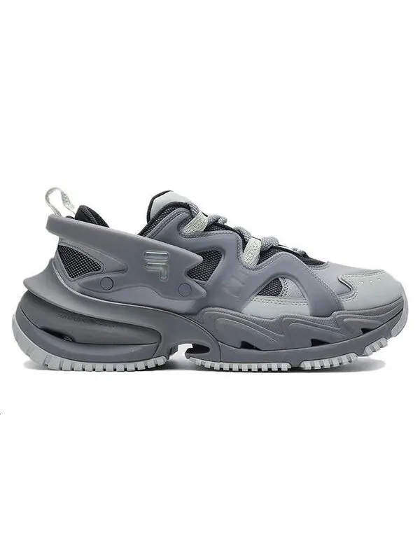 Кроссовки fusion daddy shoes 'grey black' Fila — изображение 2 из 4, серый/черный