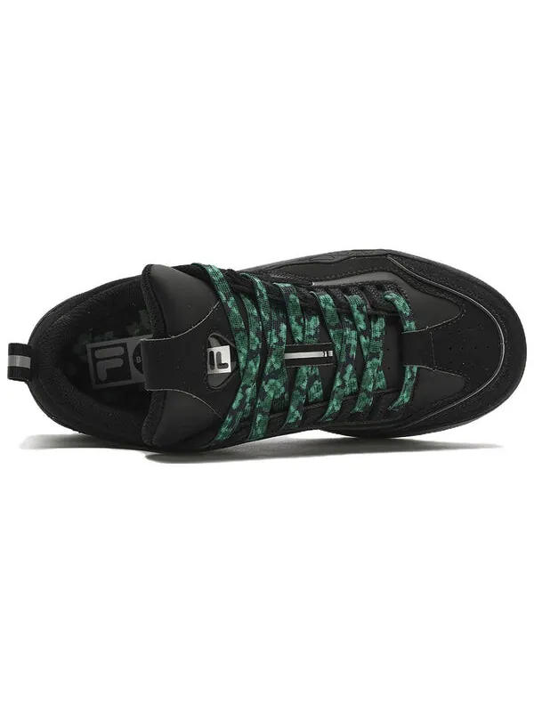 Кроссовки nollie x beams sneakers 'black green' Fila Fusion — изображение 3 из 4, черный/зеленый