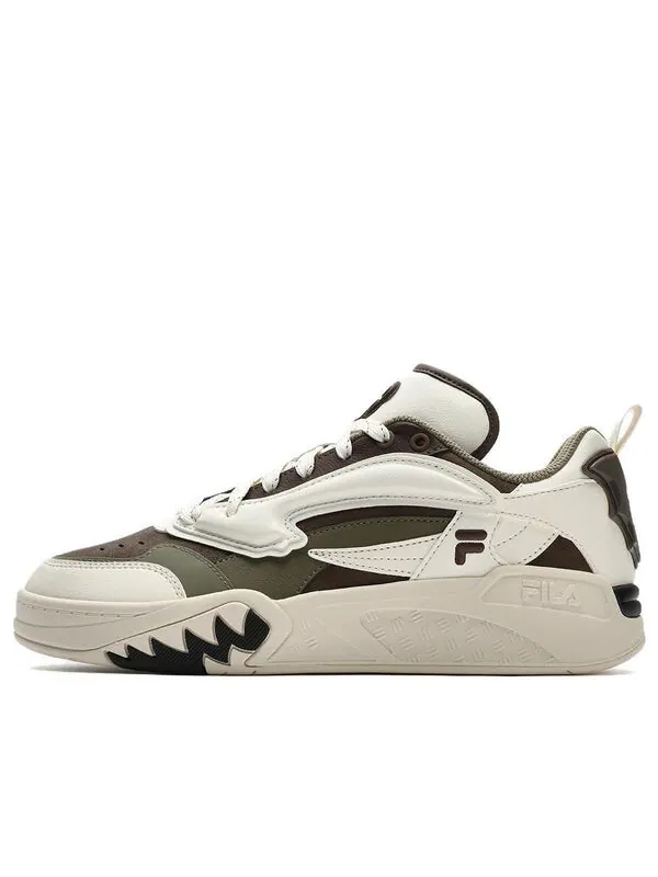 Кроссовки desperado low top shoes 'white brown green' Fila Fusion — изображение 1 из 4, белый/коричневый/зеленый