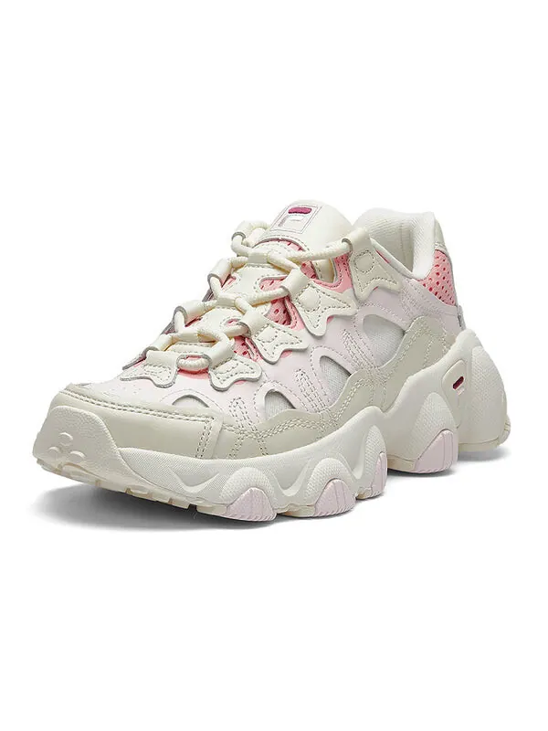 Кроссовки fila jagger retro running shoes white/pink Fila Fusion — изображение 2 из 4, белый/розовый