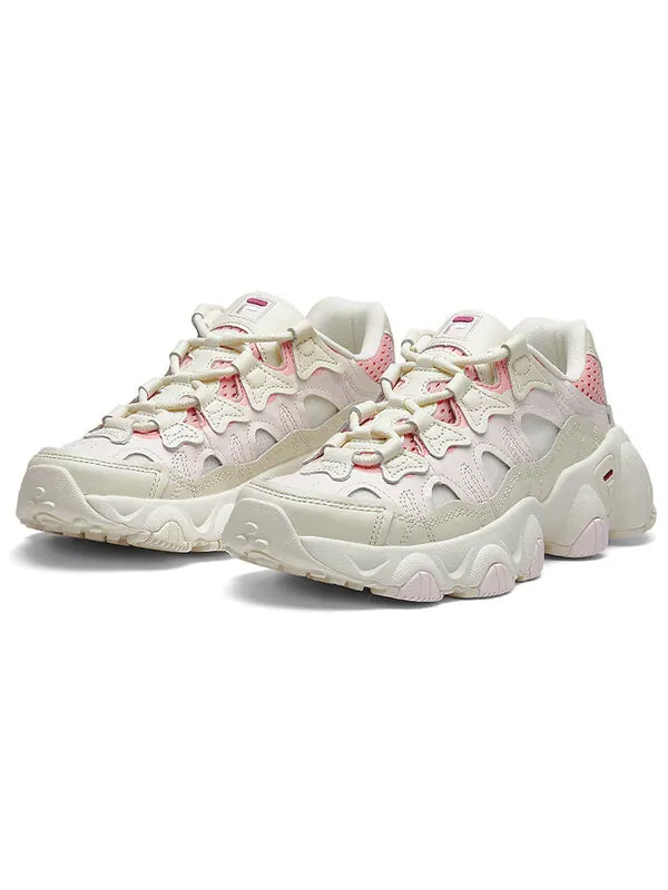 Кроссовки fila jagger retro running shoes white/pink Fila Fusion — изображение 3 из 4, белый/розовый