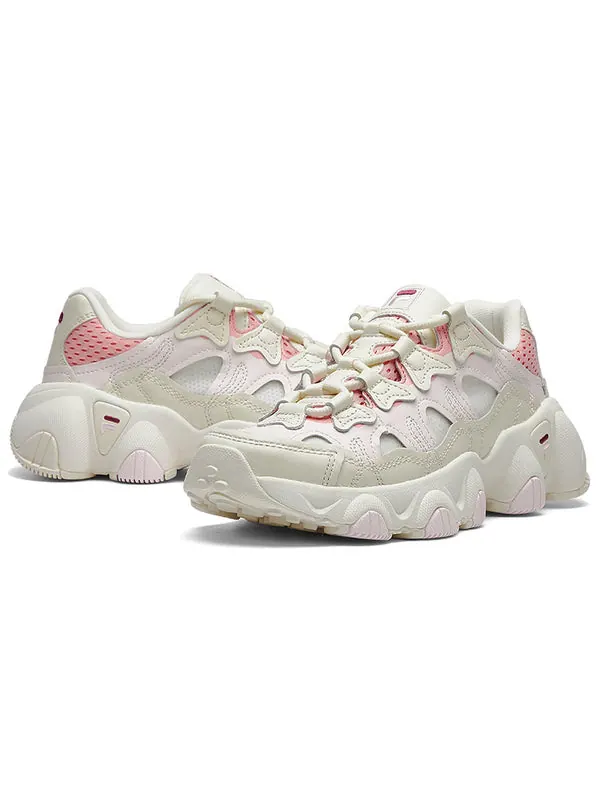Кроссовки fila jagger retro running shoes white/pink Fila Fusion — изображение 4 из 4, белый/розовый