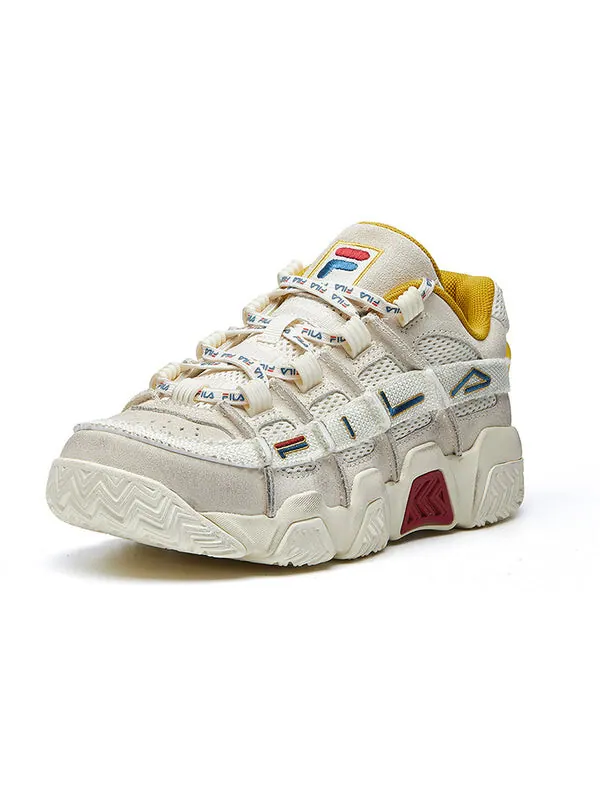 Кроссовки fila barricade retro white/yellow Fila Fusion — изображение 2 из 4, белый/желтый