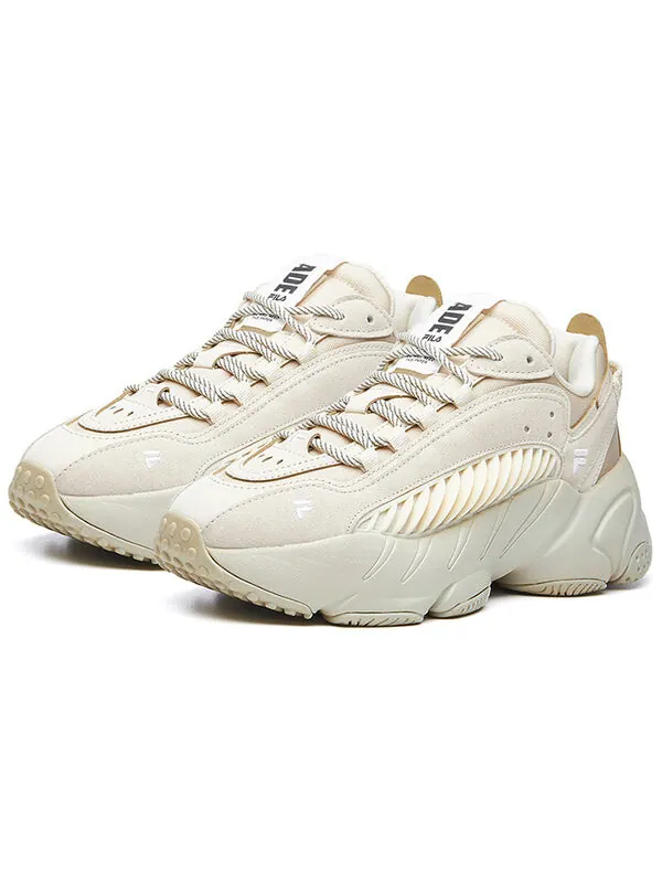Кроссовки ade marathon running shoes 'cream white' Fila Fusion — изображение 3 из 4, кремовый белый/розовый