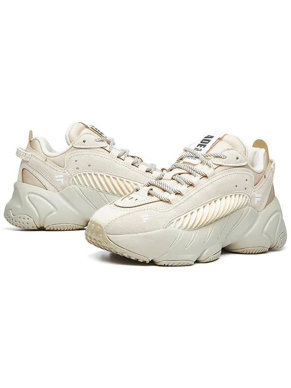 Кроссовки ade marathon running shoes 'cream white' Fila Fusion — изображение 4 из 4, кремовый белый/розовый