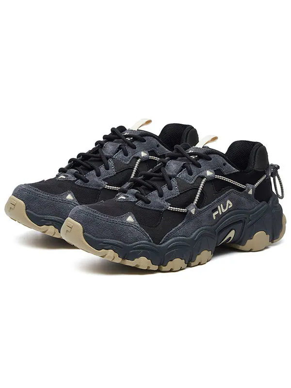 Кроссовки fluid 'black brown' Fila Fusion — изображение 3 из 4, черный/коричневый