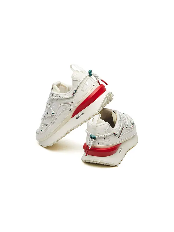 Кроссовки fila jogger dx xmas low chunky sneakers gs grey/red/green Fila Fusion — изображение 3 из 4, серый/красный/зеленый