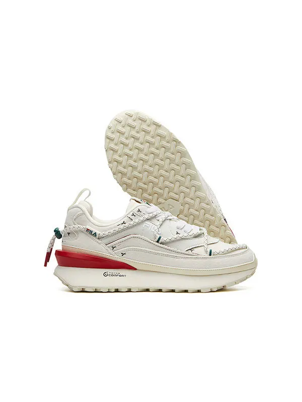 Кроссовки fila jogger dx xmas low chunky sneakers gs grey/red/green Fila Fusion — изображение 4 из 4, серый/красный/зеленый