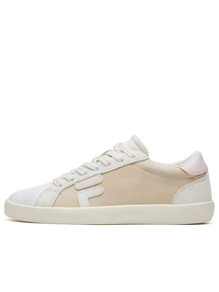 Кеды (WMNS) Fila Fusion Canvas Shoes 'Light Beige Pink' — изображение 1 из 6, розовый