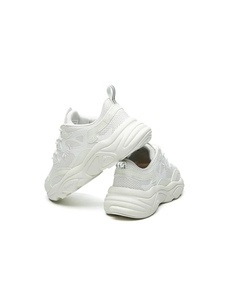 Кроссовки (WMNS) Fila Fusion Shoes 'Triple Snowy White' — изображение 4 из 5, белый
