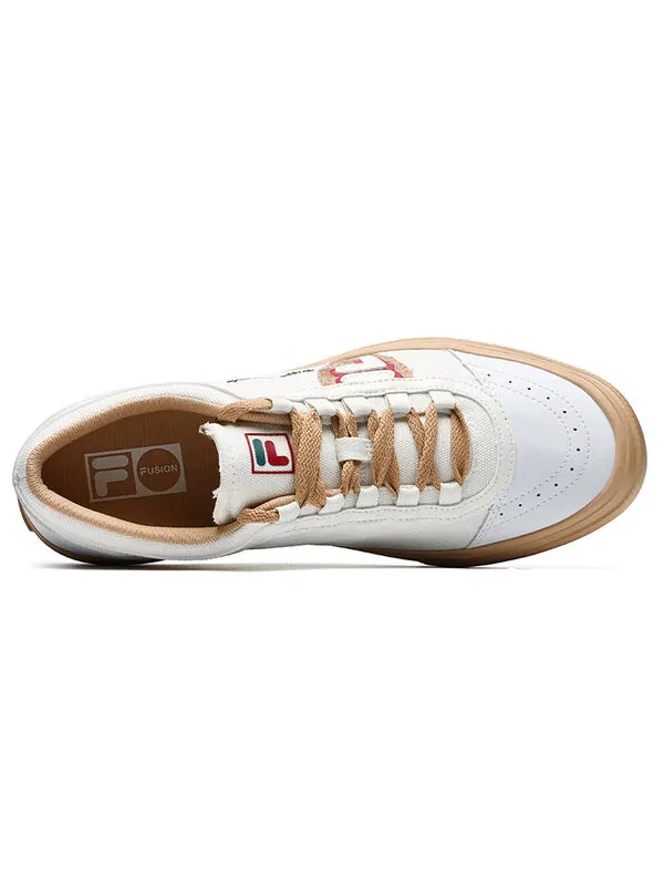 Кроссовки 'white brown' Fila Fusion — изображение 3 из 4, белый/коричневый