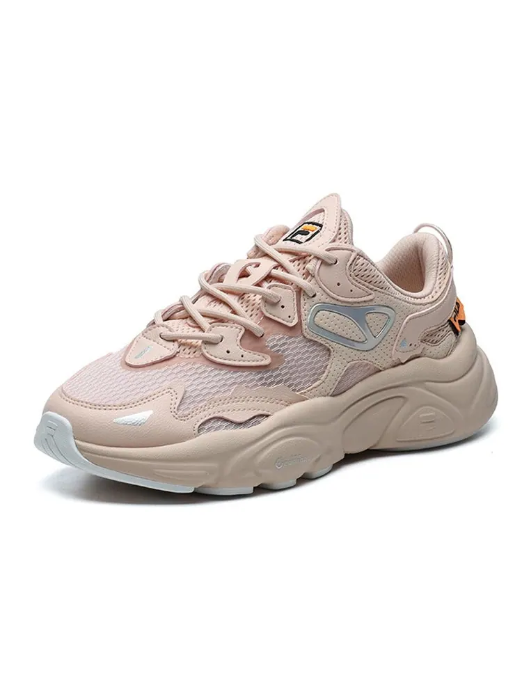 Кроссовки (WMNS) Fila Fusion Shoes 'Pale Pink Beige' — изображение 2 из 6, розовый