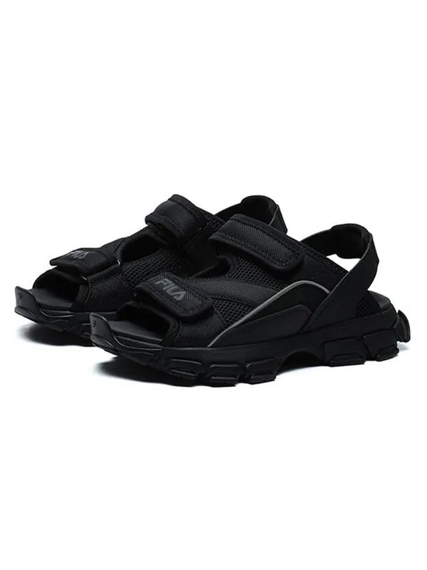 Сандалии two stripes sandals 'black' Fila Fusion — изображение 3 из 4, черный
