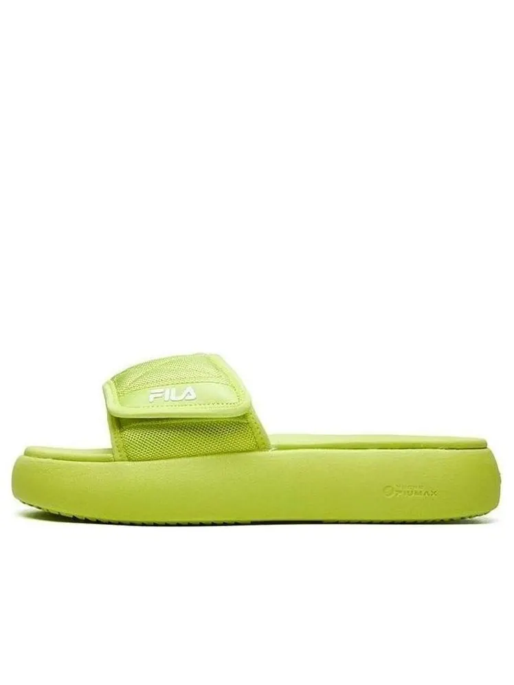 Шлепанцы (WMNS) Fila Fusion Slide 'Volt Green' — изображение 1 из 7