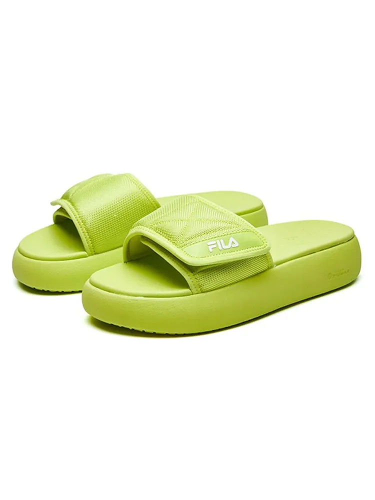 Шлепанцы (WMNS) Fila Fusion Slide 'Volt Green' — изображение 4 из 7