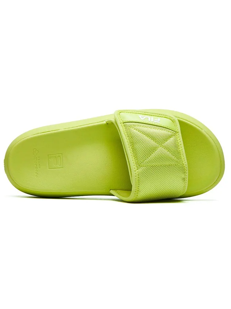 Шлепанцы (WMNS) Fila Fusion Slide 'Volt Green' — изображение 5 из 7