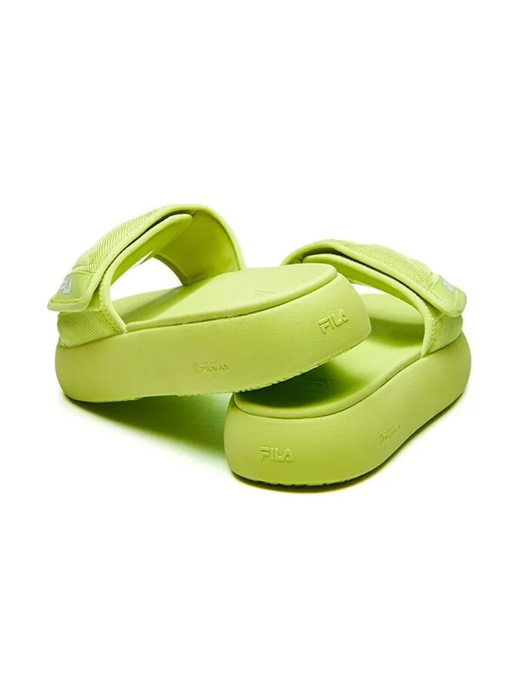 Шлепанцы (WMNS) Fila Fusion Slide 'Volt Green' — изображение 6 из 7
