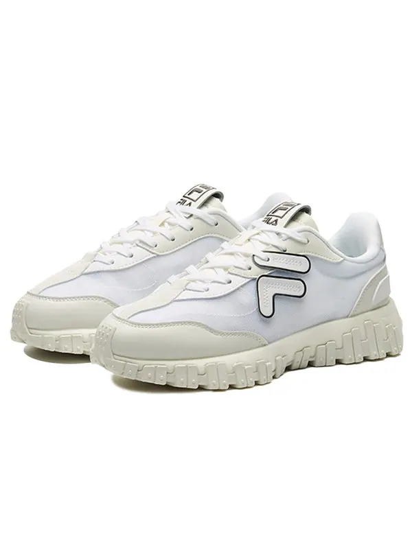 Кроссовки 'white cream pink' Fila Fusion — изображение 3 из 4, белый
