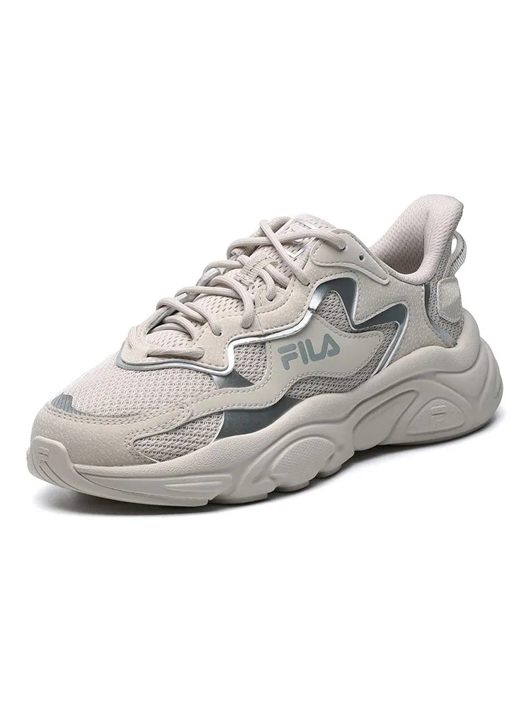 Кроссовки (WMNS) Fila Fusion Shoes 'Grey Silver' — изображение 2 из 4, коричневый