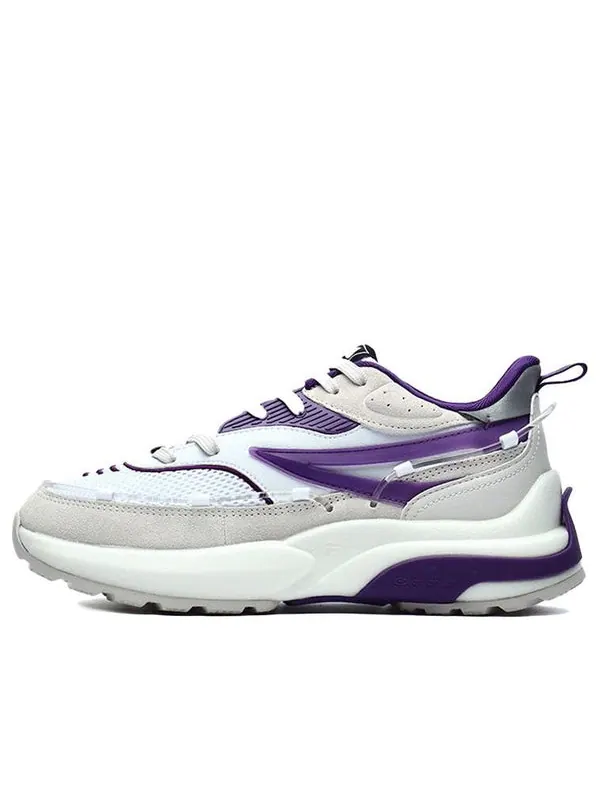 Кроссовки 'white purple' Fila Fusion — изображение 1 из 4, фиолетовый