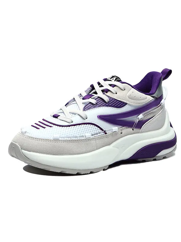 Кроссовки 'white purple' Fila Fusion — изображение 2 из 4, фиолетовый